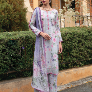 Light lavender Gulaal Lawn 2024
