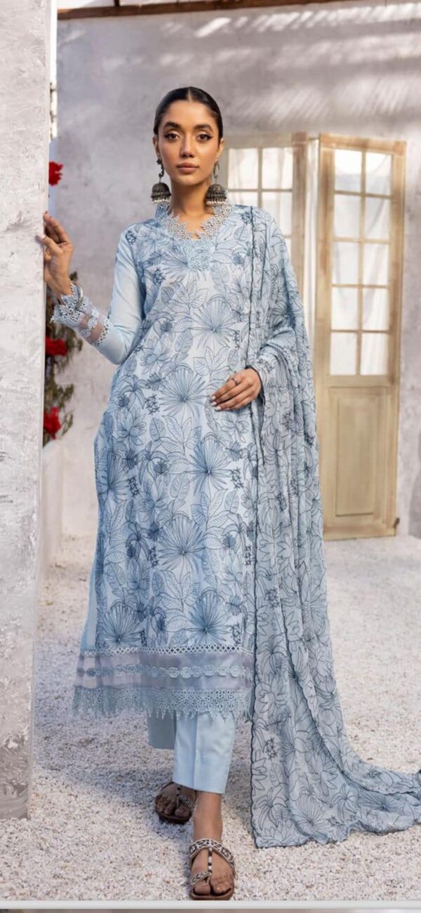 Light Sky Blue Khoobsurat Exclusive Lawn